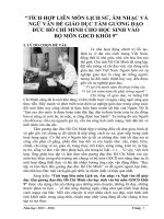 tích hợp liên môn: “TÍCH HỢP LIÊN MÔN LỊCH SỬ, ÂM NHẠC VÀ NGỮ VĂN ĐỂ GIÁO DỤC TẤM GƯƠNG ĐẠO ĐỨC HỒ CHÍ MINH CHO HỌC SINH VÀO BỘ MÔN GDCD KHỐI 9”