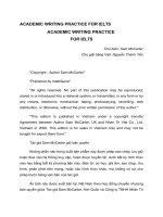 Acacdemic writing practice for IELTS 