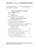 Thiết kế hệ thống lái xe du lịch 7 chỗ (kèm bản vẽ)