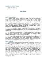 Essential english words 1 