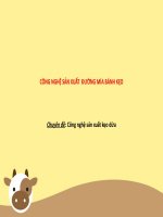 quy trình sản xuất kẹo dừa