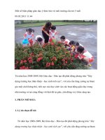 Một số biện pháp giáo dục ý thức bảo vệ môi trường cho trẻ 5 tuổi 