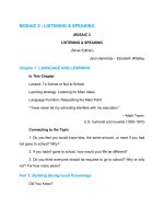 Mosaic2 listening speaking 