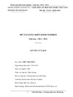 Kinh nghiệm làm công tác xã hội hóa giáo dục trong trường mầm non