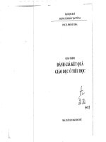 Giáo trình đánh giá kết quả giáo dục ở tiểu học 