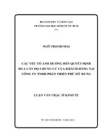 Các yếu tố ảnh hưởng đến quyết định lựa chọn nhà cung cấp hàn quốc của doanh nghiệp TP  HCM 