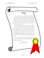 chuyên đề tổ xã hội  VÀI BIỆN PHÁP GỢI HỨNG THÚ HỌC  VĂN HỌC TRUNG ĐẠI Ở BẬC THCS