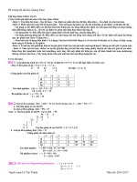 Đề cương thi đại học  giáo dục tiểu học môn toán