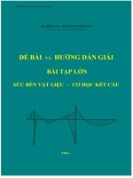 bài tập sức bền vật liệu
