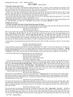 Ôn tập tác phẩm TÂY TIẾN văn học