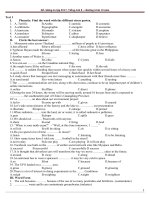 De cuong on tap he tieng anh 8 chuong trinh moi