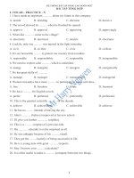 BÀI TẬP TỪ VỰNG ÔN THI THPT QUỐC GIA