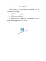 Nghiên cứu việc triển khai dịch vụ IPTV trên mạng WiAXt 