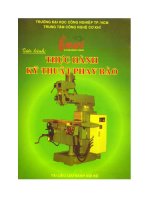 ĐHCN giáo trình thực hành kỹ thuật phay bào   nhiều tác giả, 157 trang  