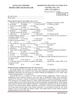 DE KIEM TRA MOT TIET LAN 2 HOC KY II TIENG ANH 11 