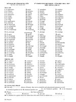 REVISION FOR 2ND TERM 