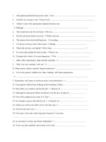 Bài tập viết lại câu Tiếng Anh hay chọn lọc