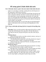 Đề cương quản lý hành chính nhà nước