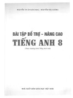 Bài tập bổ trợ và nâng cao tiếng Anh 8 ( có đáp án) thí điểm