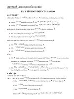Đề cương ÔN THI THPTQG MÔN TOÁN năm 2017 (Từ dễ đến khó)