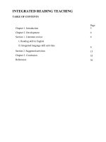 The role of language integration in english teaching and learning 