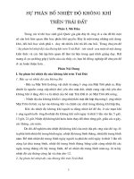 bồi dưỡng học sinh giỏi địa lý chuyên đề sự phân bố nhiệt độ không khí trên trái đất 