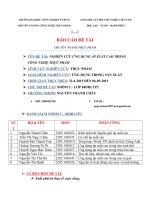 nghiên cứu ứng dụng áp suất cao trong công nghệ thực phẩm