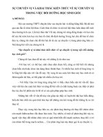 bồi dưỡng học sinh giỏi hóa học thpt chuyên đề sự CHUYỂN vị và KHAI THÁC KIẾN THỨC về sự CHUYỂN vị TRONG VIỆC bồi DƯỠNG học SINH GIỎI 