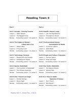 Reading town 3 answer key