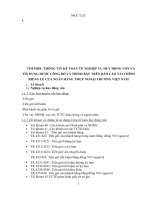 Kế toán nghiệp vụ huy động vốn và tín dụng tại NHTMCP ngoại thương việt nam