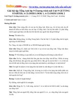 Giải bài tập Tiếng Anh lớp 9 Chương trình mới Unit 9 GETTING STARTED, A CLOSER LOOK 1, A CLOSER LOOK 2 