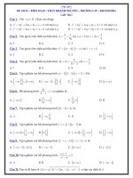 DE ON TAP HK2  LOP 10  TRAC NGHIEM 50 CAU 