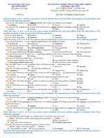 On thi tot nghiep thpt mon tieng anh hay va kho (3) 