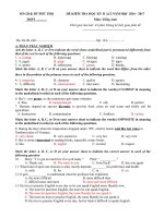 kiem tra hoc ky 2  2017 khoi 12 de so 1 