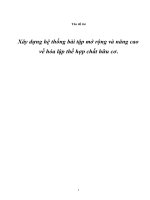 bồi dưỡng học sinh giỏi hóa học thpt chuyên đề xây dựng hệ thống bài tập mở rộng và nâng cao về hóa lập thể hợp chất hữu cơ 