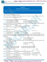 HDgroup tổng hợp 10 đề pen i môn hóa 2017 hocmai