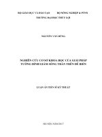 Nghiên cứu cơ sở khoa học của giải pháp tường đỉnh giảm sóng tràn trên đê biển 