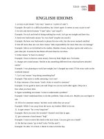 Thành ngữ trong tiếng anh (còn update)