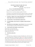 Đề án bảo vệ môi trường