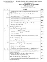 HƯỚNG dẫn CHẤM môn vật lý(a,b) 
