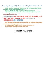 De thi  dap an THPT QG cac truong chuyen tren ca nuoc 2017 mon toan 