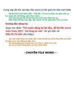 Kho de thi 2017 file word co loi giai chi tiet 