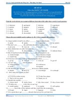 HDgroup 20 đề luyện tiếng anh hocmai FULL