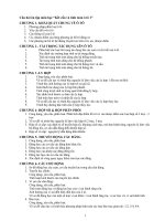 Câu hỏi ôn tập môn tính toán và kết cấu ô tô 1