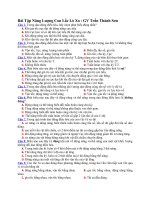 Bài Tập Năng Lượng Con Lắc Lò Xo