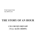 The Story of An Hour Translate