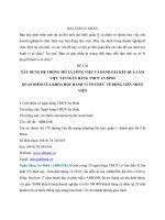 Xây dựng hệ thống mô tả công việc và đánh giá chất lượng hiệu quả công việc tại ngân hàng Anbinh Bank