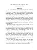 Xác định hàm lượng kim loai nặng trong thực phẩm