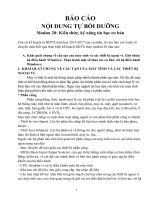 MODUN 20 - KIẾN THỨC, KỸ NĂNG TIN HỌC CƠ BẢN