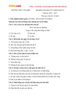 Đề thi học kì 1 môn Giáo dục công dân lớp 9 trường THCS Văn Khê, Hà Nội năm học 2016  2017 